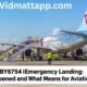 TUI Flight BY6754 Emergency Landing